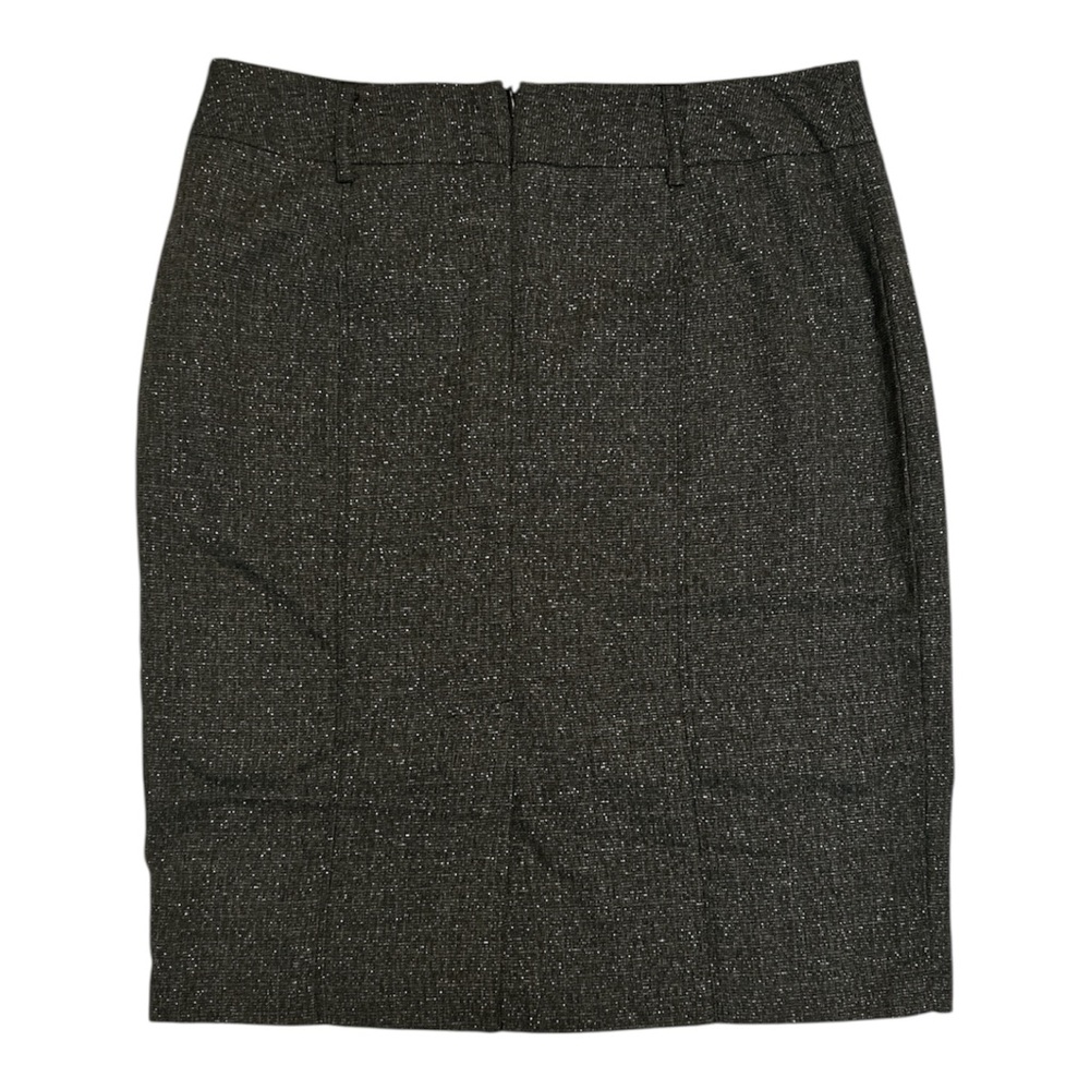 Roz & Ali Gray Sparkle Pencil Workwear Skirt Sz 8 - Picture 3 of 5